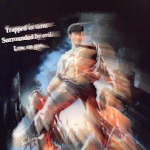 Mens Tee Shirt Size Large Black Army Of Darkness Trapped In Time Crew Neck - Picture 6 of 7